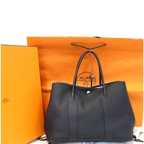 hermes garden party 30 black|hermes garden tote.